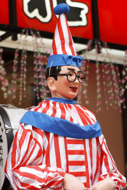 【道頓堀の記念撮影スポット】くいだおれ太郎