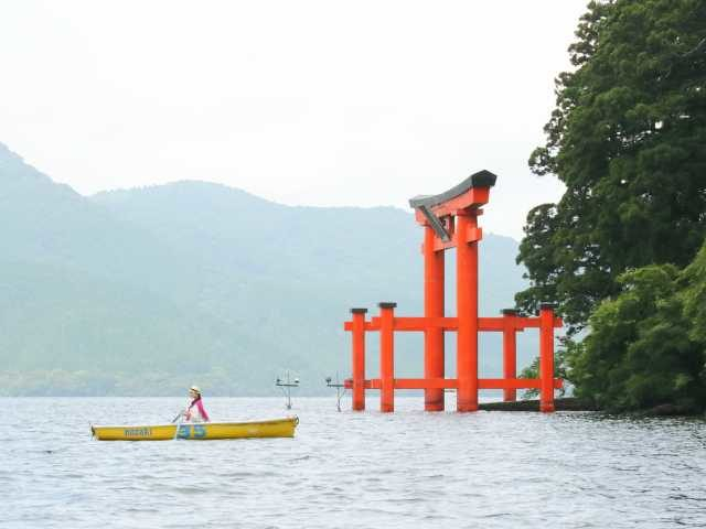 【芦ノ湖×観光】手こぎボート&スワンボート