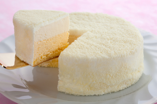 2層になったチーズーキ「ゆふふ 由布院駅前本店」