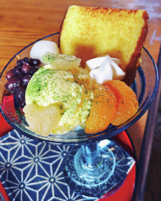 地獄めぐりの出入り口にある甘味処「普賢茶屋」