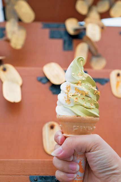 【伊豆×ソフトクリーム&アイスクリーム】土肥金山 喫茶「金の砂」