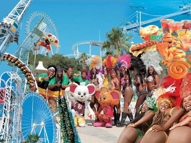 【倉敷・瀬戸大橋×ドライブ】瀬戸大橋と海が見えるロケーション抜群の遊園地「ブラジリアンパーク・鷲羽山ハイランド」