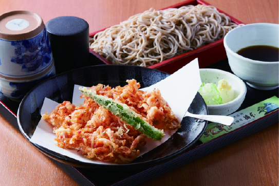 そば処のアジ丼が美味「そば処橋本」