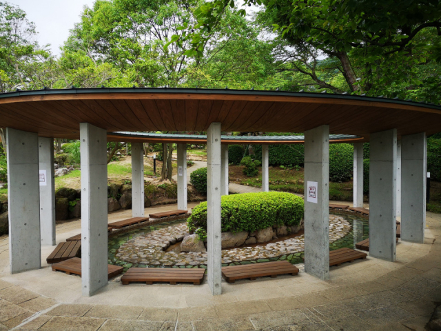 鬼石坊主地獄の足湯