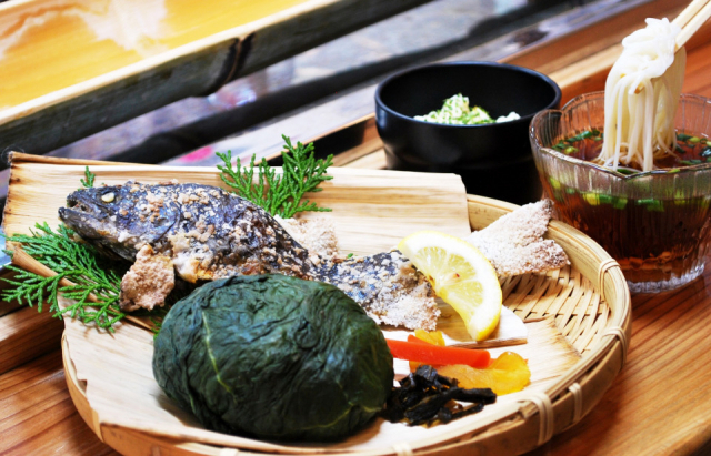 【高千穂のランチ&カフェ】千穂の家 元祖流しそうめん