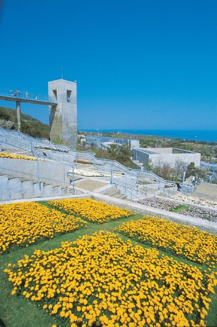 【淡路島・花の名所】淡路夢舞台 百段苑って?