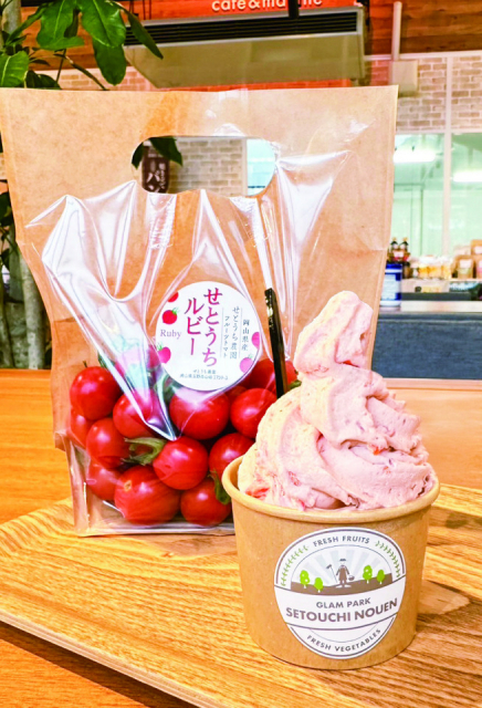 農園併設のカフェ&マルシェで フルーツ三昧「グランパークせとうち」