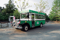 園内移動も楽しい乗り物