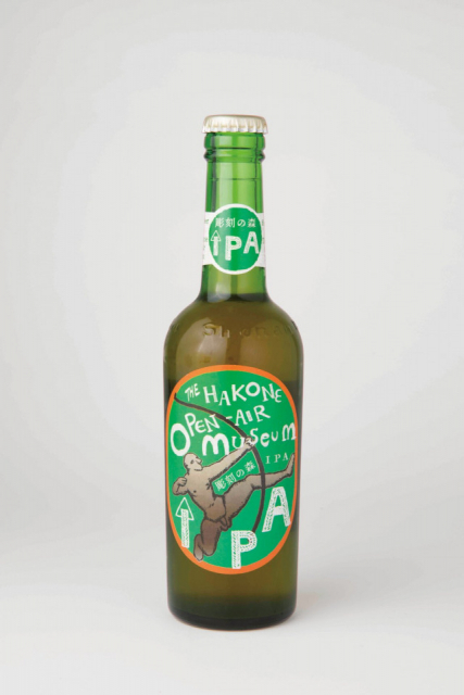 湘南ビール 彫刻の森 ラベル IPA 660円