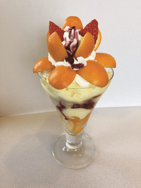 完熟きんかんたまたまパフェ 950円 1月中旬~3月末頃