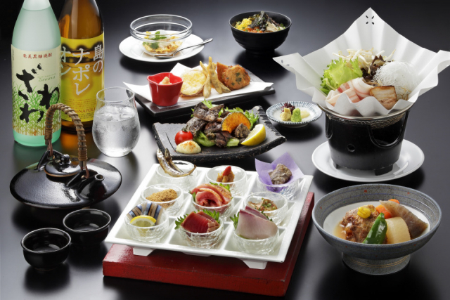 【鹿児島グルメと芋焼酎×人気店】ホテル内のレストランで薩摩料理をカジュアルに「ダイニング皇′」