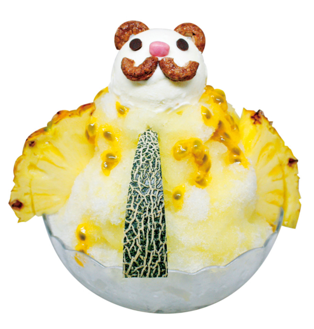 甘酸っぱいかき氷で一番人気の娘”赤熊”「奄美の里 My Terrace Cafe」