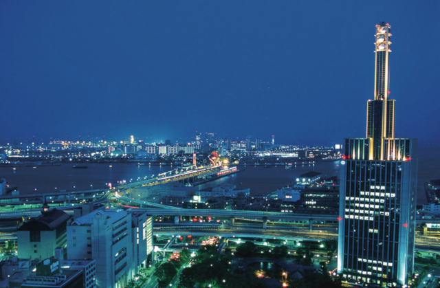 神戸の夜景スポット5選④ 神戸市庁舎1号館24階展望ロビー
