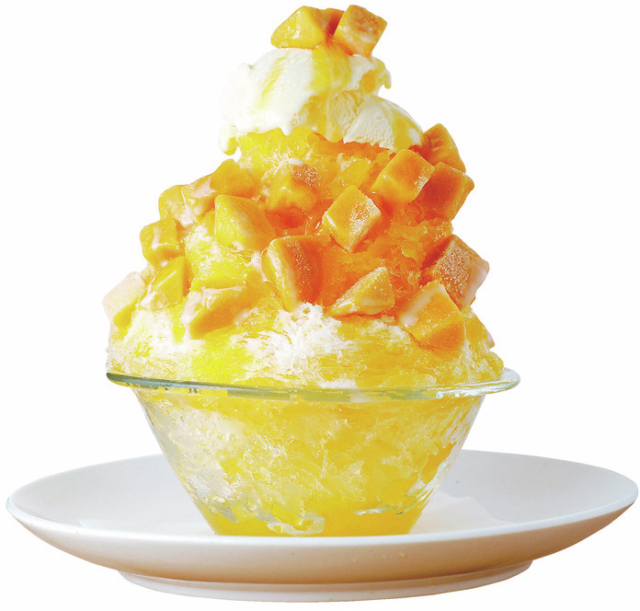 甘酸っぱくてフルーティー、マンゴー三昧の黄熊「カフェ彼女の家 天文館店」