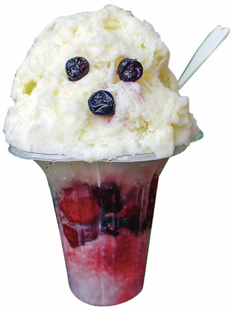 氷屋直営かき氷ショップの氷はふわふわ「柳川氷室 」