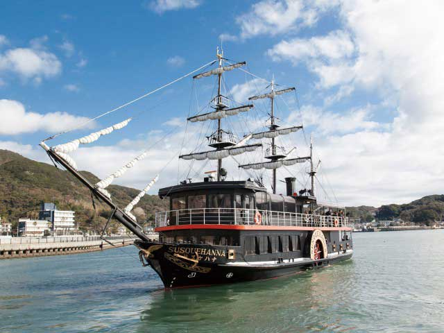 【下田×観光モデルコース】①黒船サスケハナ(下田港内めぐり)