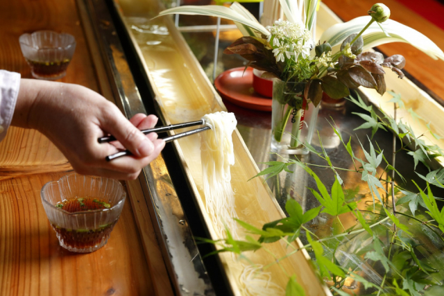 【高千穂のランチ&カフェ】千穂の家 元祖流しそうめん