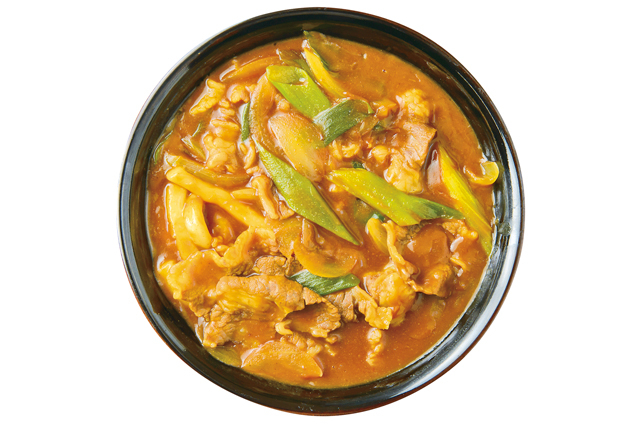 うどんとの相性にこだわった独自のカレースープが評判「起矢食堂」