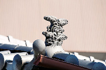 河崎のレトロな街並みをチェック❷「隅蓋」がかわいい