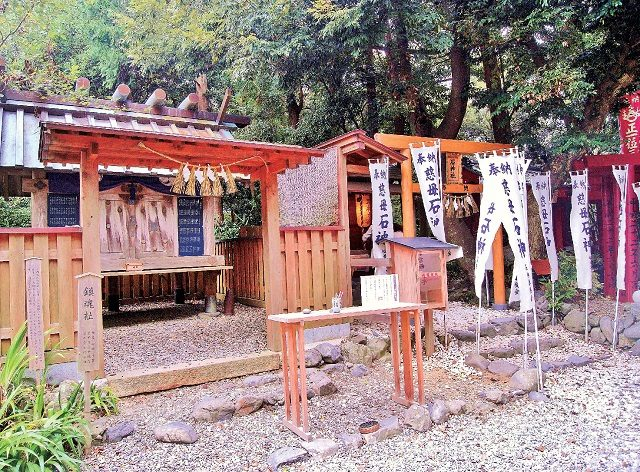 ご利益それぞれ境内のチェックポイント