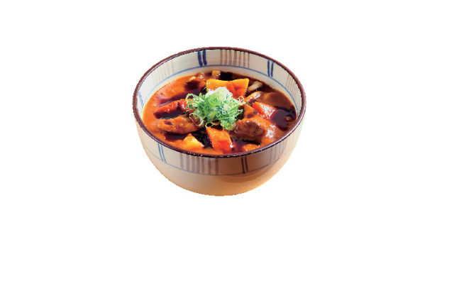 ゴロゴロ入った黒毛和牛が贅沢「奥野屋」