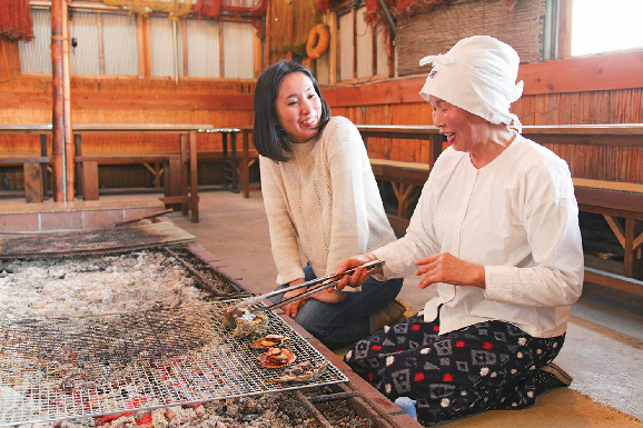 <相差で海女小屋体験>相差かまど海女小屋体験