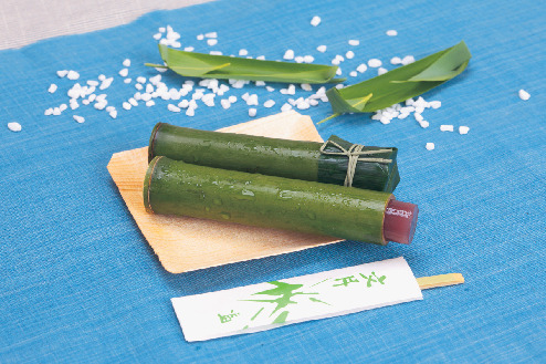 赤福本店の朔日餅 7月 竹流し