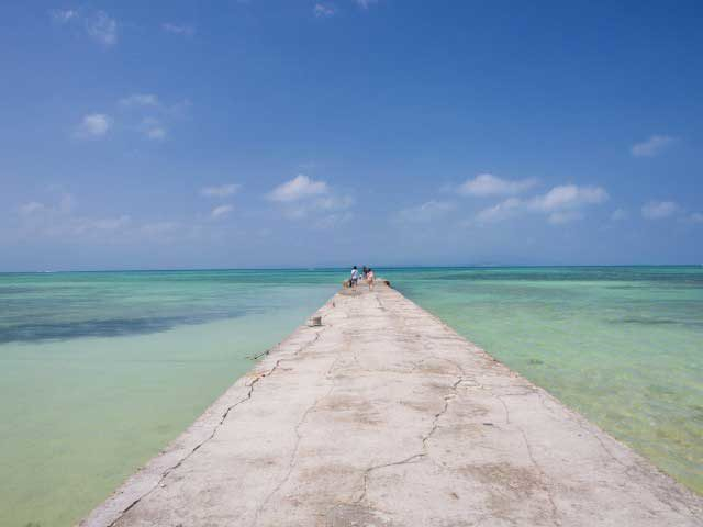 【竹富島のサイクリングスポット】西桟橋