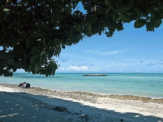 星砂を探しながらビーチ散歩