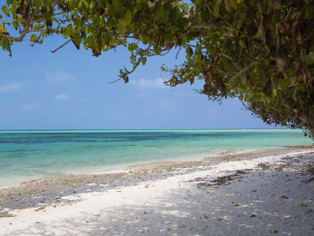【竹富島のサイクリングスポット】カイジ浜(星砂の浜)