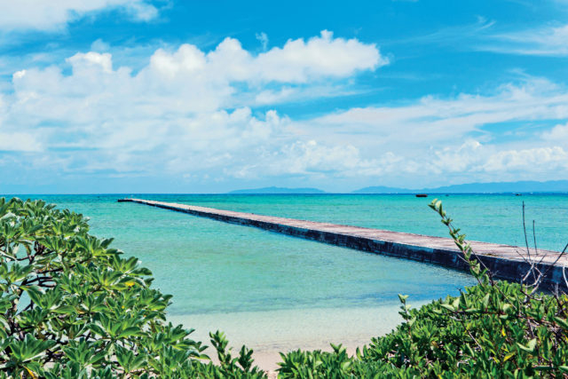 【黒島の観光スポット】伊古桟橋(いこさんばし)