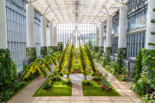 子どもも大人も楽しめるボタニカルガーデン「兵庫県立淡路夢舞台公苑温室 あわじグリーン館」
