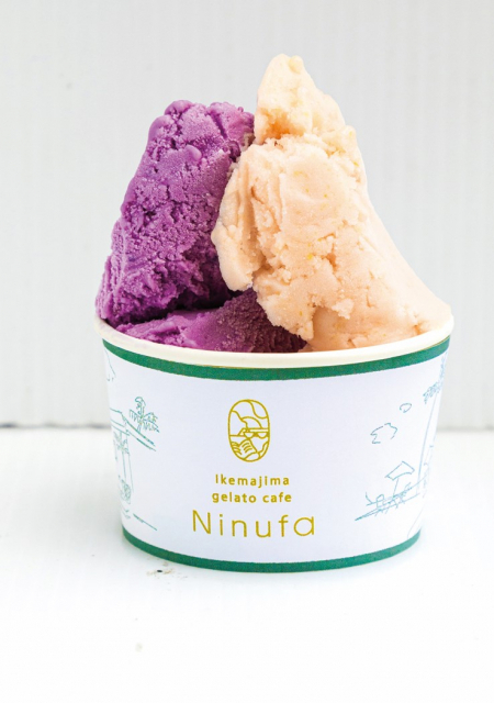とびきりのジェラートを絶景ビーチテラスで「gelato cafe Ninufa」