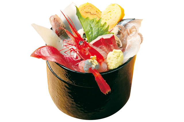 小ぶりの器に贅沢なネタ女性にぴったりのミニ丼「いきいき亭 近江町店」