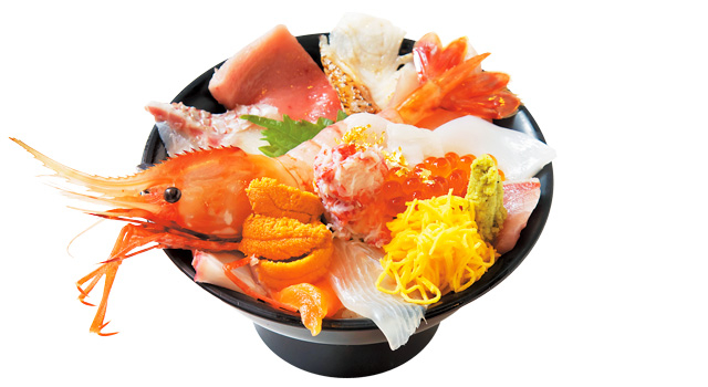 大ぶりボタンエビの甘さが際立つ一杯「市場めし あまつぼ」