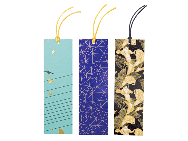 金蒔絵 BOOK MARK…各693円