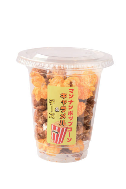 カップ入りポップコーン(キャラメル&チーズ) 378円