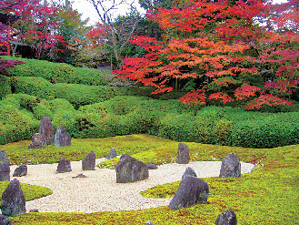 お寺のお庭って、写真に撮ると、なんだか漠然としたものになりがちです……