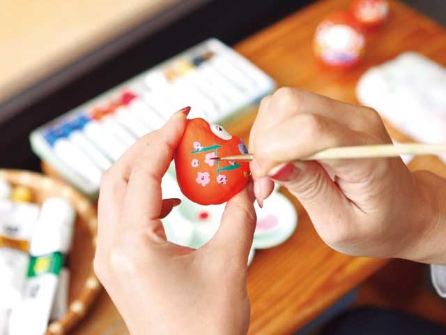 加賀八幡起上り絵付け体験