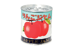 青森駅隣【A-FACTORYのお土産】りんごジャム缶 370g/740円
