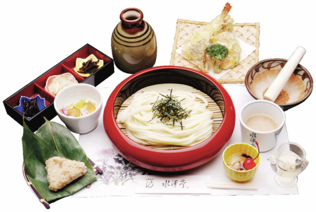 バラエティ豊かなメニューとともに「水澤亭」