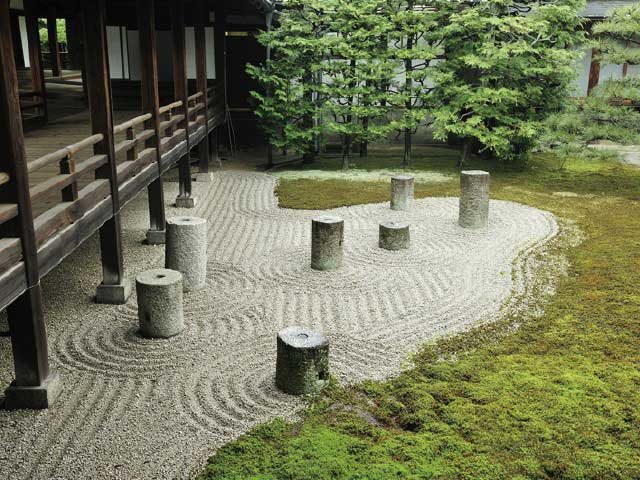 東庭(本坊庭園)