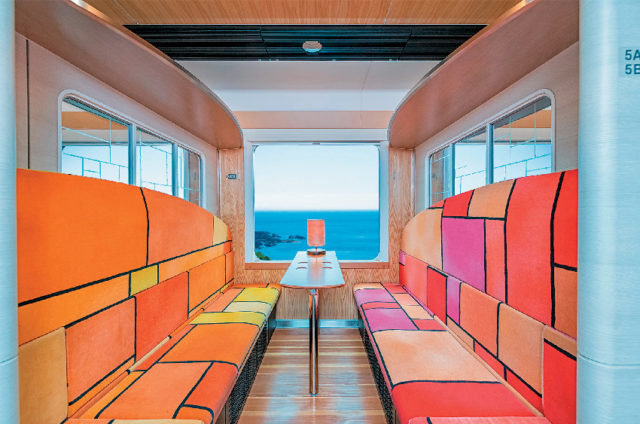 景色がよく見える快適な客席