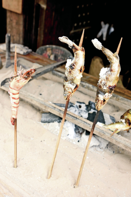 鮎の塩焼き&焼き鳥「だんべえ茶屋」 <西の河原通り>