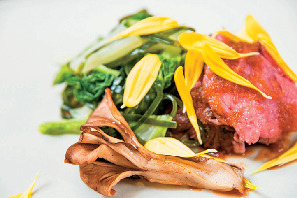 往路はランチコース