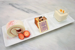 復路はデザート&アフタヌーンティ