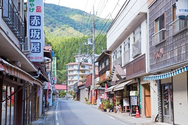 【群馬・四万温泉&中之条×モデルコース】1日目 14:00 四万温泉街