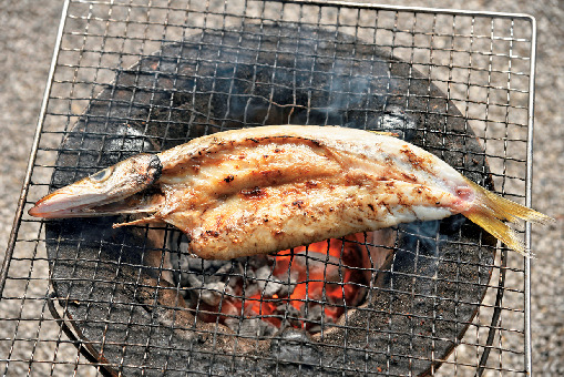 【能登・輪島朝市×グルメ】炭火焼コーナー