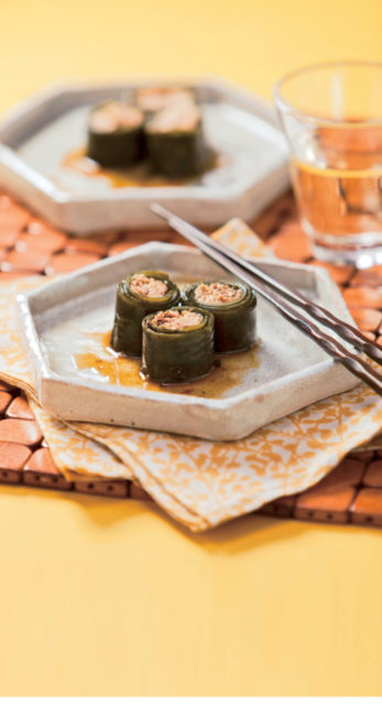 秋刀魚の昆布巻き