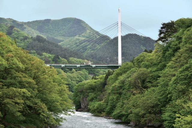 【諏訪峡ハイキング×諏訪峡コース】6 諏訪峡大橋